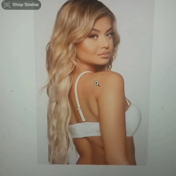 NWT White Push Up Padded Bra 34C - Picture 9 of 9